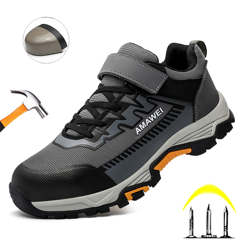 Outdoor Adventure For Adults - メンズ安全ブーツ スチールトゥ 作業現場用安全靴 ジャングルアドベンチャーブーツ アウトドアワーク 防水
