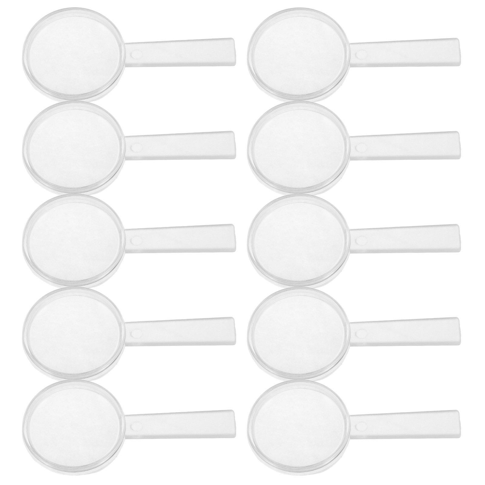 Outdoor Adventure Learning - 10 個 25 ミリメートルクリアハンドヘルド拡大鏡子供用アウトドアアドベンチャー学習発見ツール軽量ポータブルミニ拡大鏡