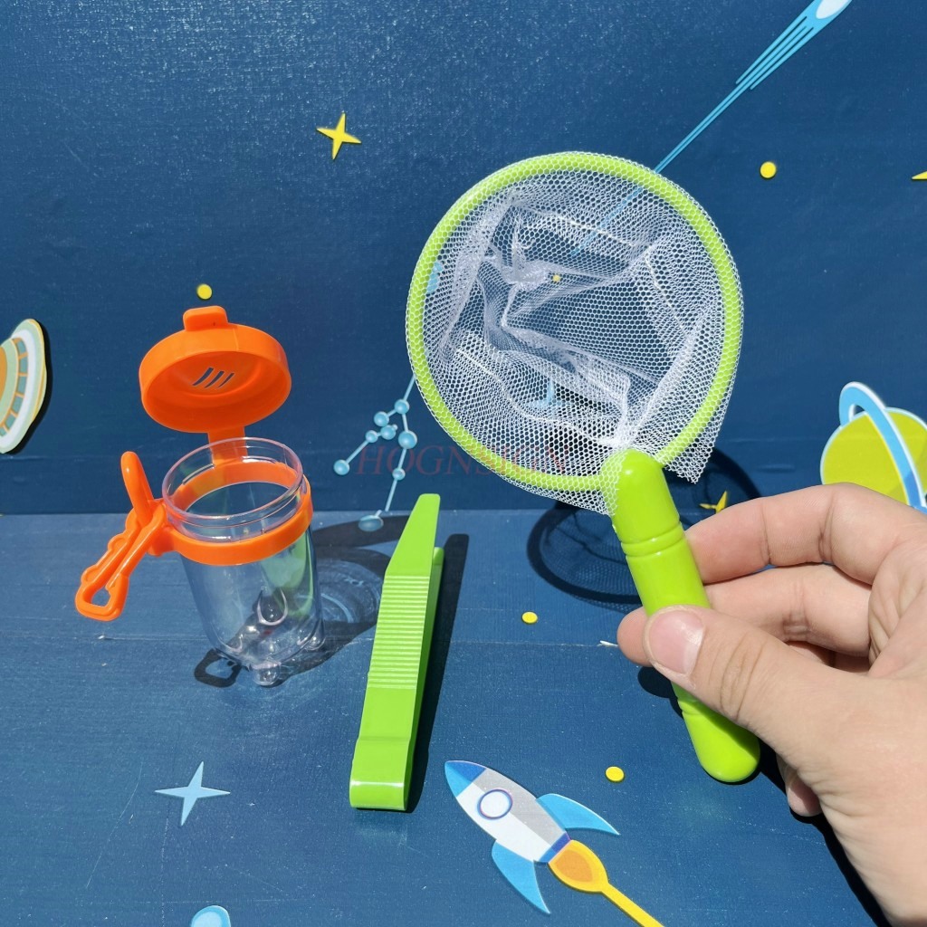 Outdoor Adventure Learning - 幼稚園赤ちゃんアウトドアアドベンチャー認知昆虫小動物コレクター観察ボックスペットケージピンセット小さなネット