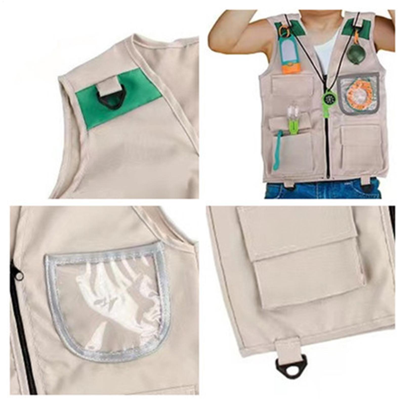 サファリキッズアウトドアエクスプローラーキット、カーゴベスト - Outdoor Adventure Kit For Boys のレビューと価格