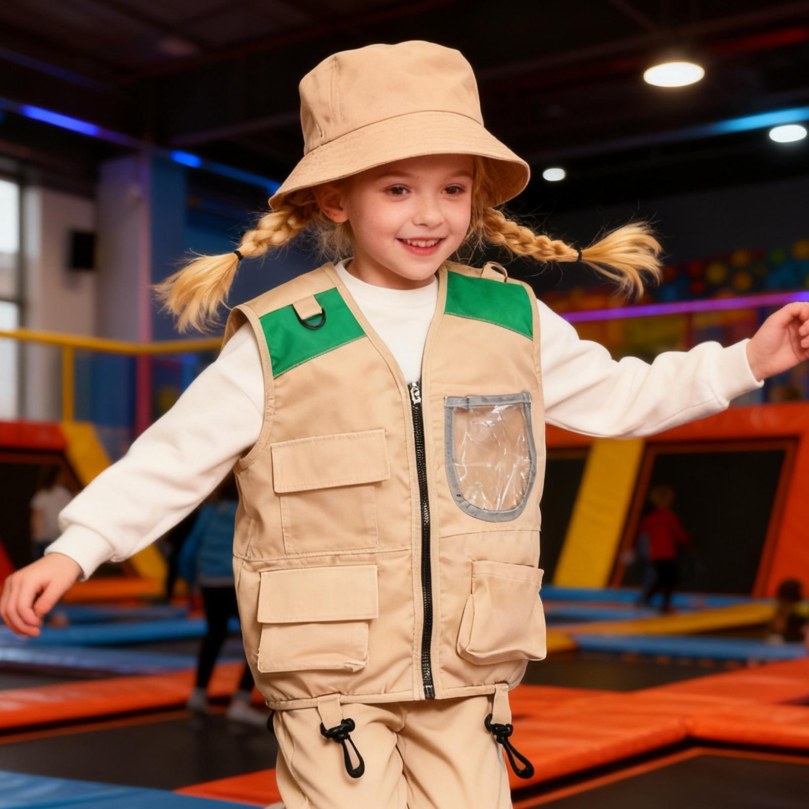 キッズエクスプローラーベストと帽子 ハロウィンコスプレキット - Outdoor Adventure Kit For Boys のレビューと価格