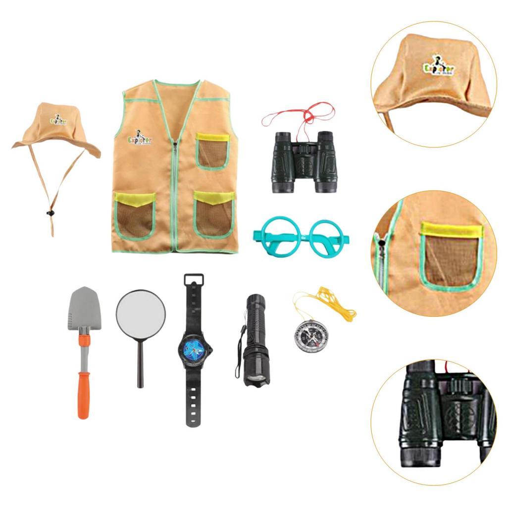 アウトドアアドベンチャーキット 子供用ベストと帽子セット ロ - Outdoor Adventure Kit For Boys のレビューと価格