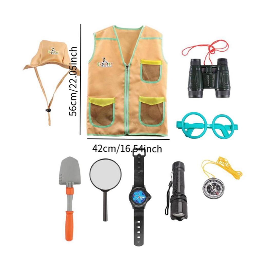 アウトドアアドベンチャーキット 子供用ベストと帽子セット ロ - Outdoor Adventure Kit For Boys のレビューと価格