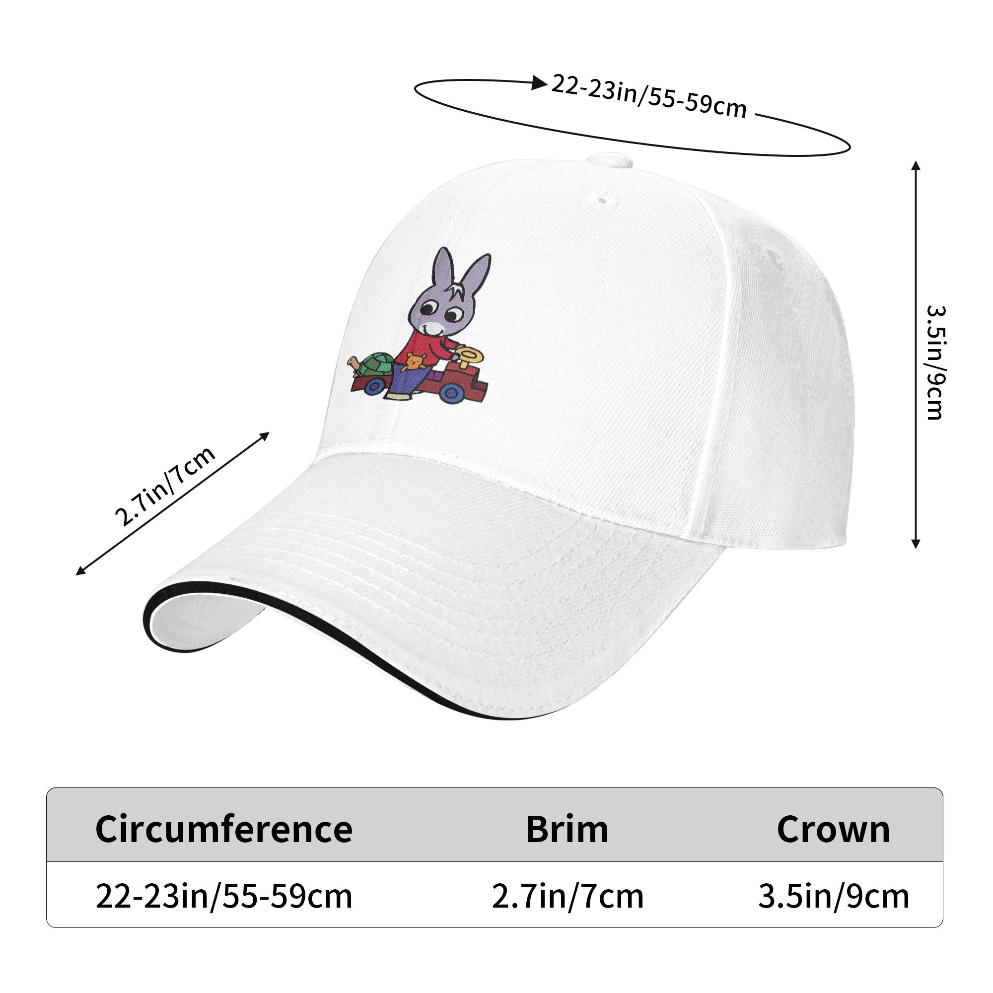 Trotroes かわいいロバ漫画サンドイッチ野球帽カジュア - Outdoor Adventure Learning のレビューと価格