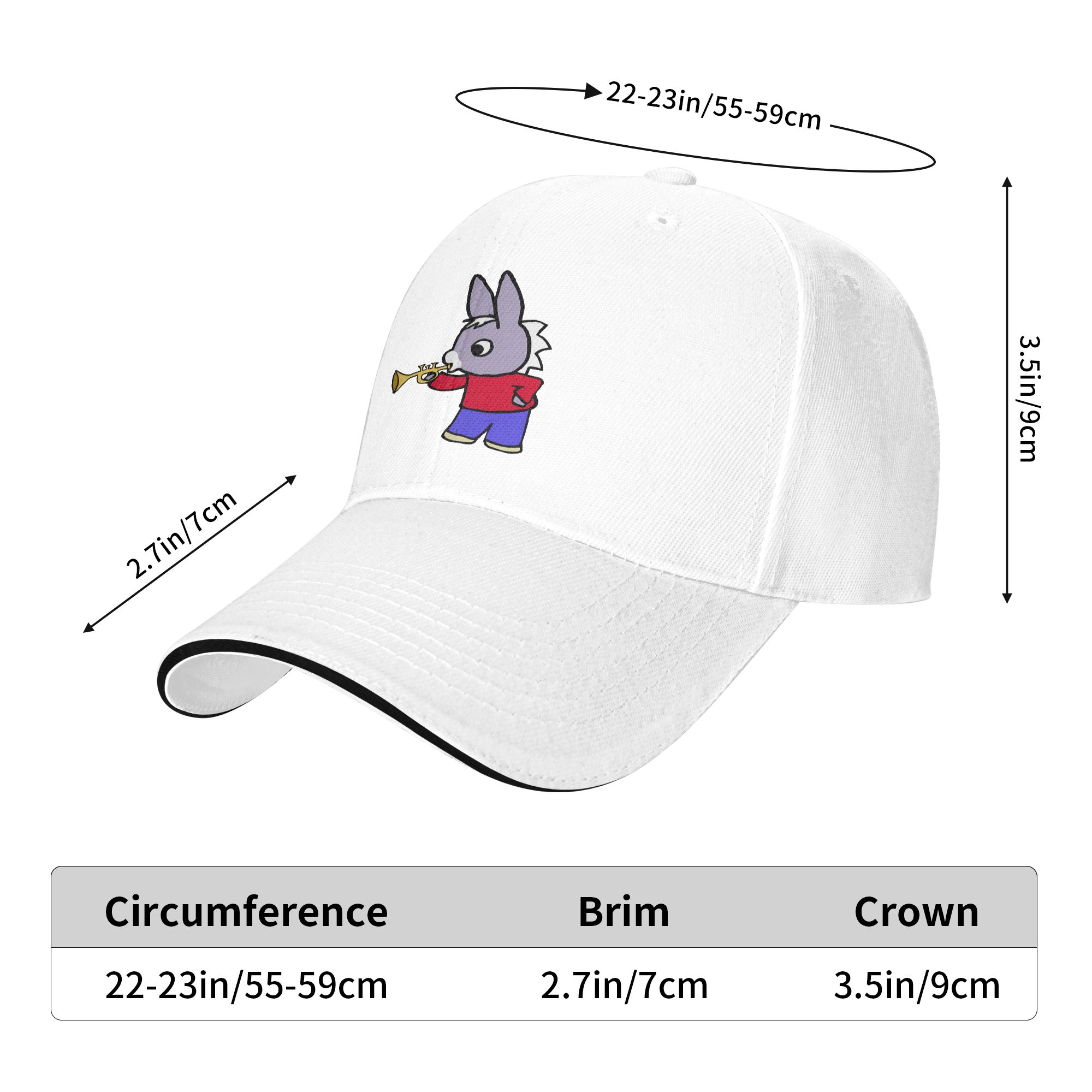 Trotroes かわいいロバ漫画サンドイッチ野球帽ヒップホ - Outdoor Adventure Learning のレビューと価格