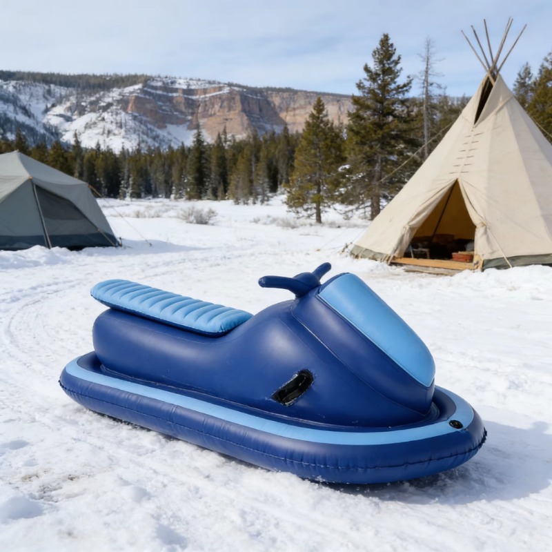 頑丈なインフレータブルスノーチューブ、耐久性のあるインフレー - Outdoor Adventure Youtube のレビューと価格