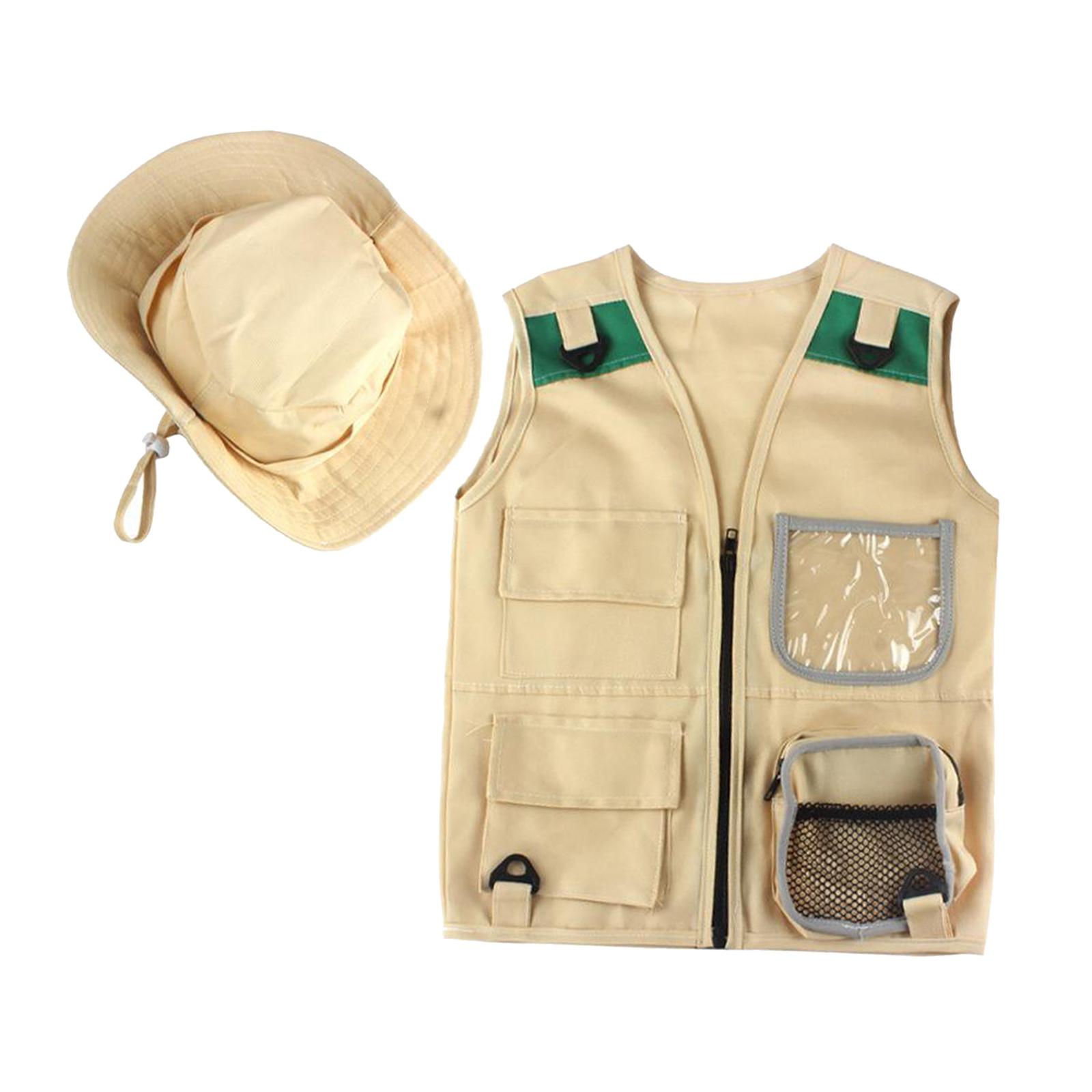 安全なキッズ屋外エクスプローラーキット、カーゴベストと帽子セ - Outdoor Adventure Kit For Boys のレビューと価格