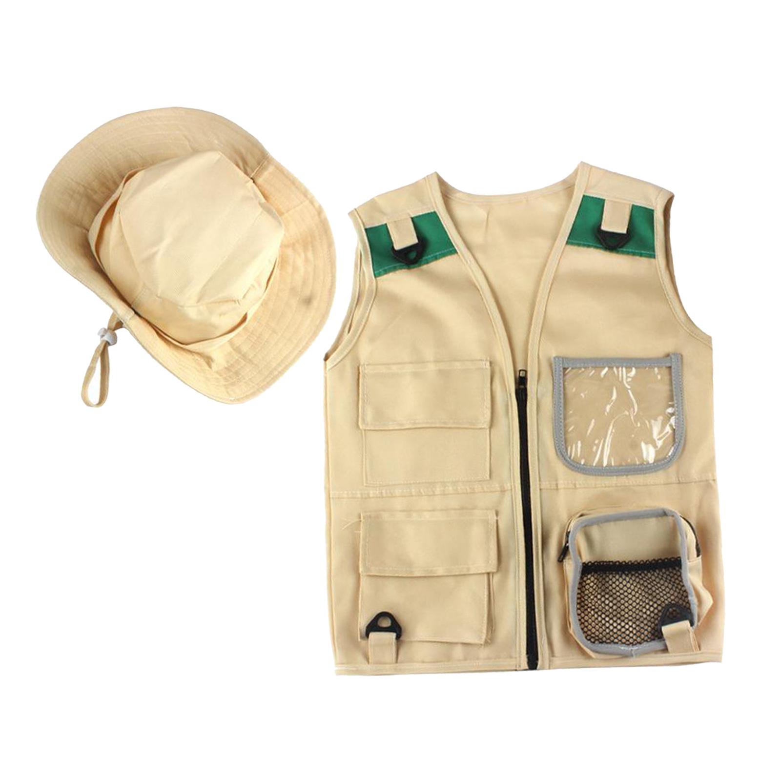 安全なキッズ屋外エクスプローラーキット、カーゴベストと帽子セ - Outdoor Adventure Kit For Boys のレビューと価格