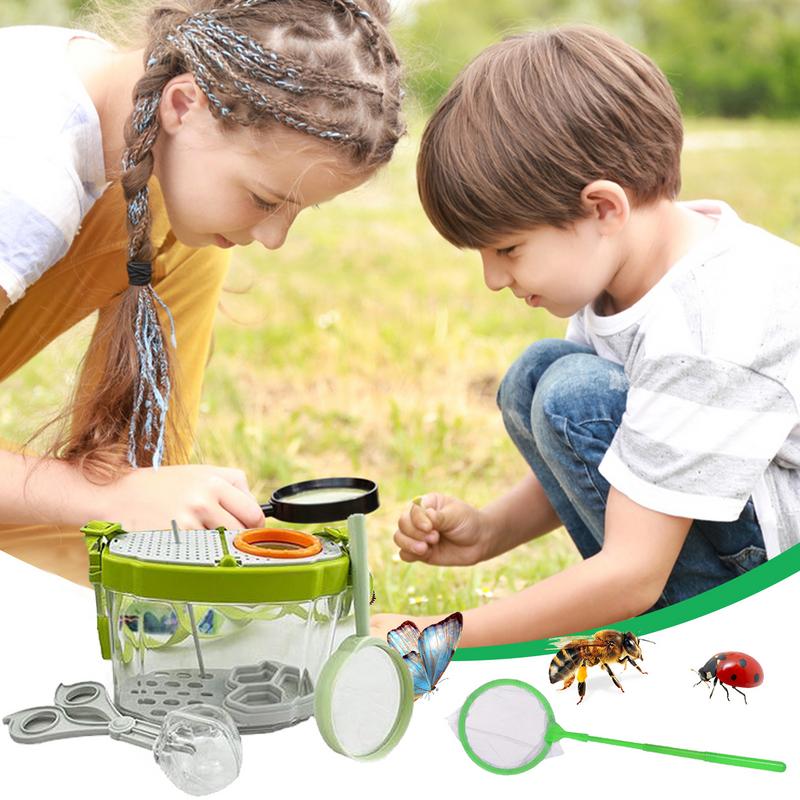 子供観察ボックス科学観察キット子供ごっこ遊び多機能屋外キャッ - Outdoor Adventure Learning のレビューと価格