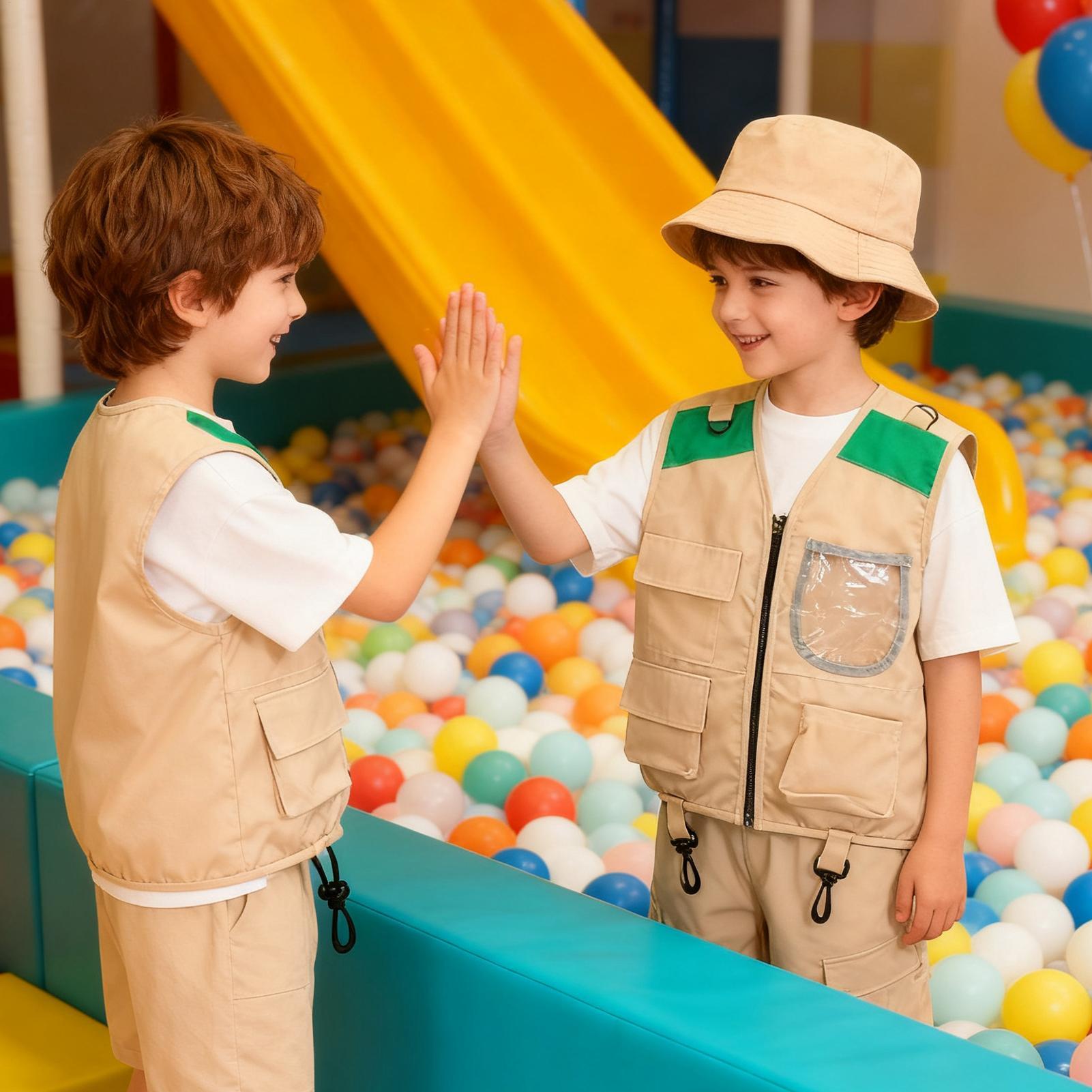 サファリ探検家コスチューム キッズロールプレイアウトドアアド - Outdoor Adventure Kit For Boys のレビューと価格