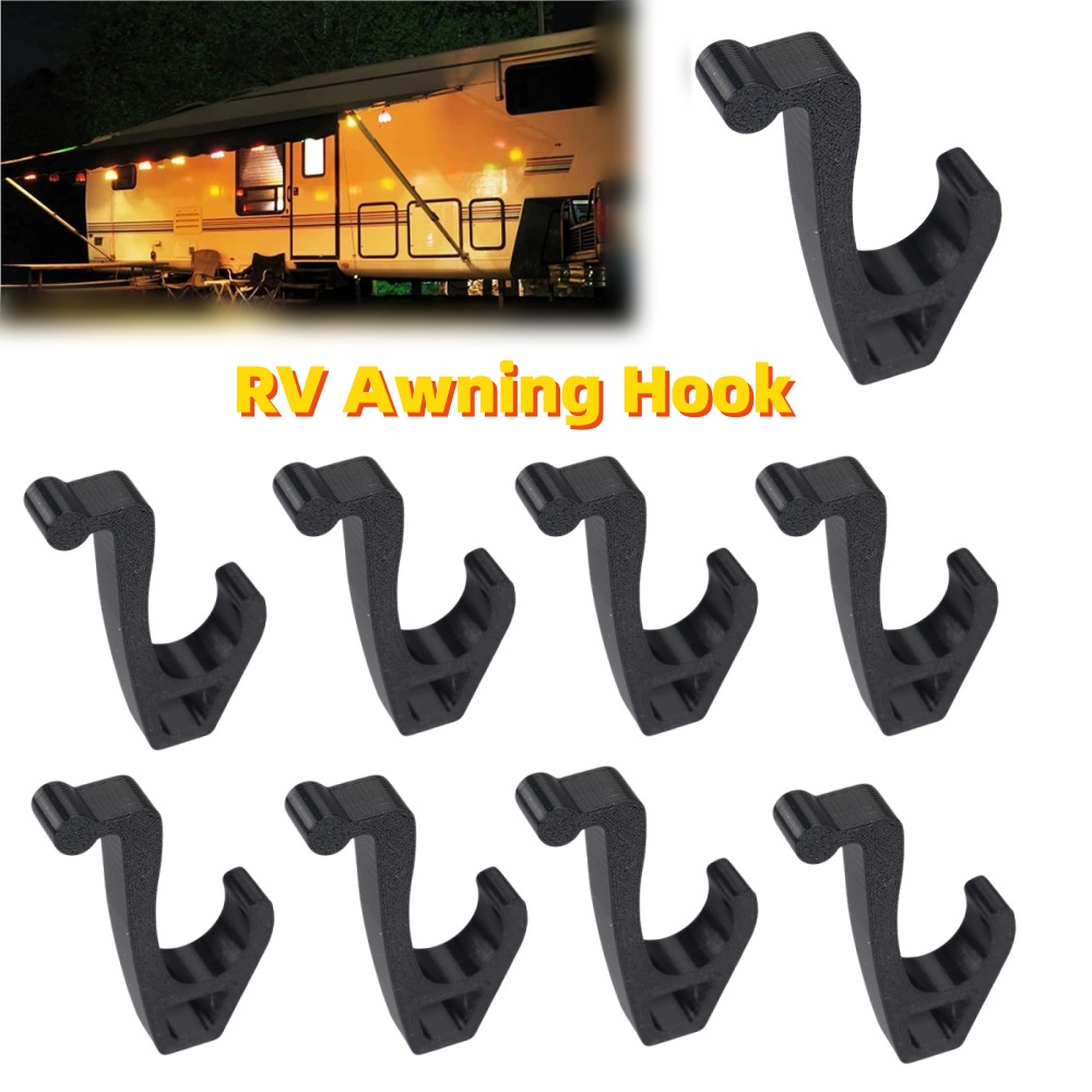 1/2 個キャンプオーニングフッククリップ RV テントハン - Outdoor Adventures のレビューと価格