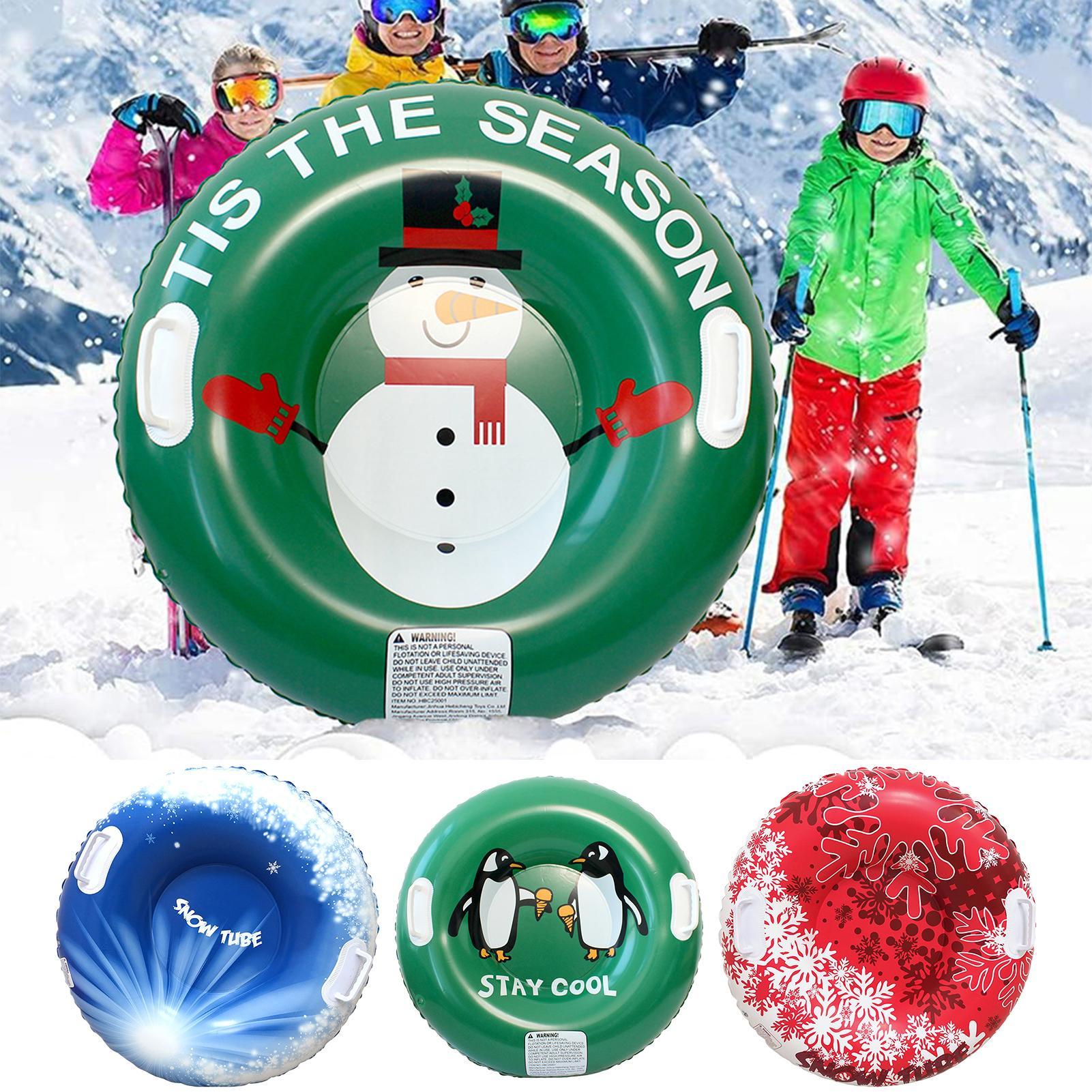 大人用スノーチューブ ハンドル付き高耐久インフレータブルスキ - Outdoor Adventure Youtube のレビューと価格