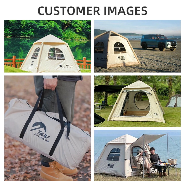 TAILI 5.5KG 防水キャンプテント インフレータブル - Outdoor Adventure Youtube のレビューと価格